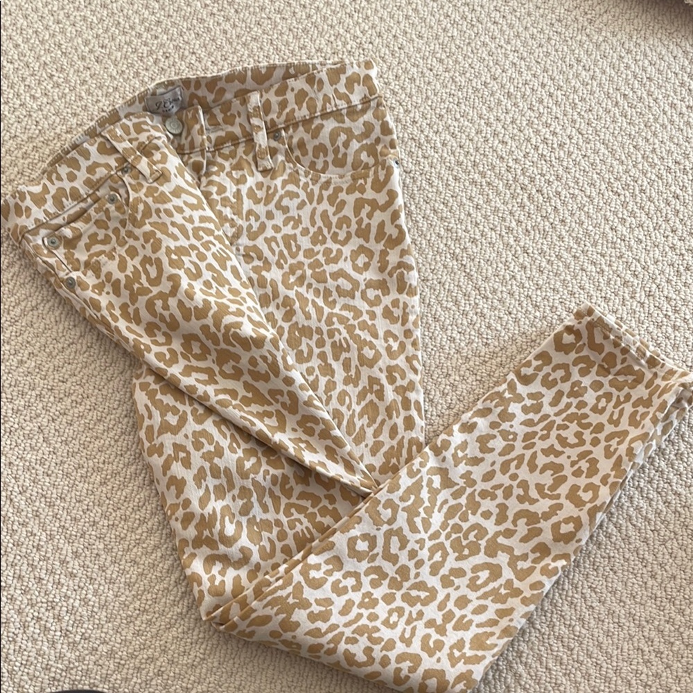 Leopard Print Skinny Pants